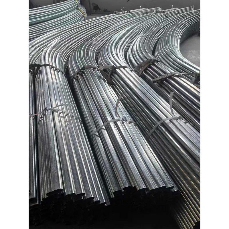 Tubo de aço oval galvanizado por imersão a quente Tubo de aço oval galvanizado por imersão a quente