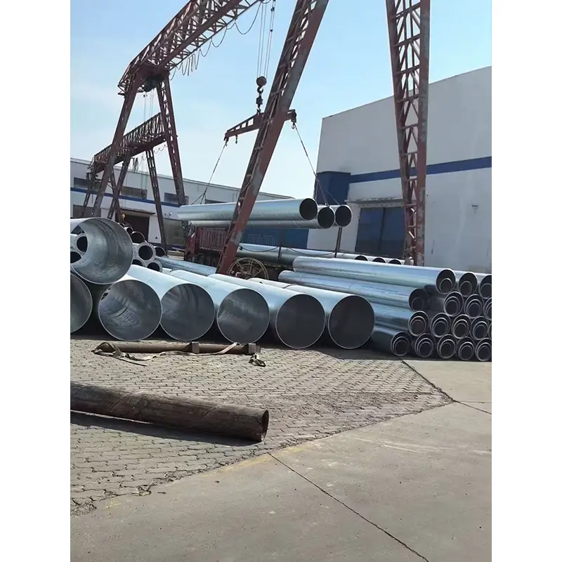 Tubo de aço espiral galvanizado por imersão a quente