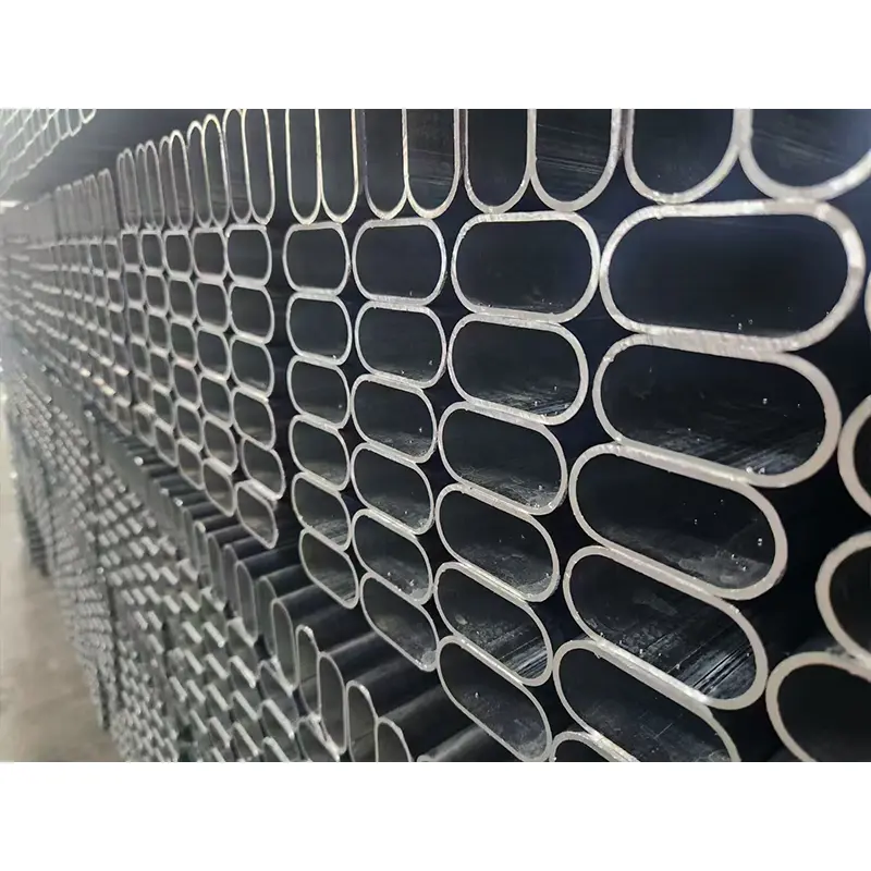 Tubo de aço oval galvanizado por imersão a quente de pequeno diâmetro Tubo de aço oval galvanizado por imersão a quente de pequeno diâmetro
